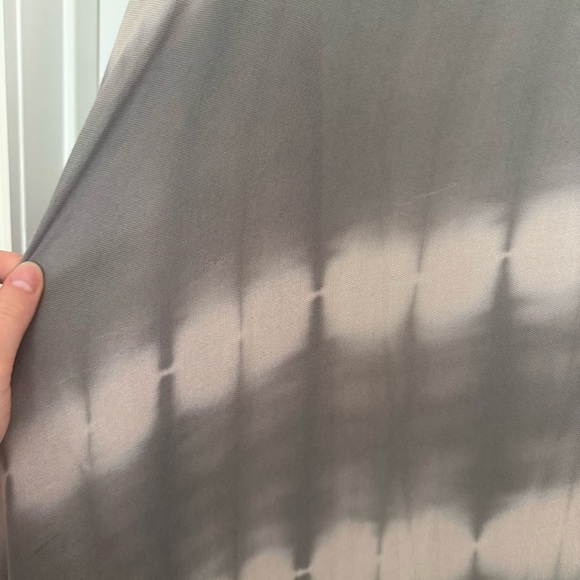 Charming Charlie Gray Boho Tie Dye Tunic Open Front Cardigan OS Festival Hippie - Picture 12 of 13